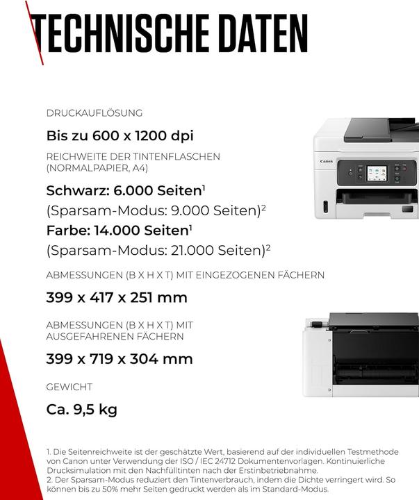 Actual product image Canon Maxify GX4050 (Ink tank, Colour)