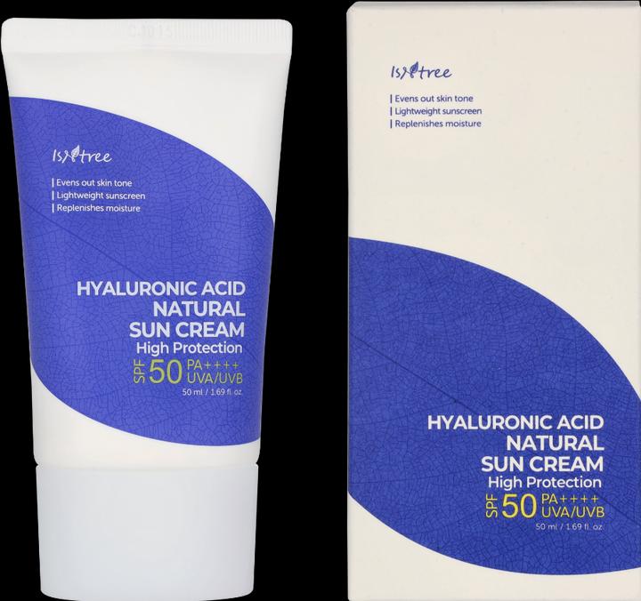 Actual product image Isntree Hyaluronic Acid Natural Sun Cream (Sun cream face, SPF 50, 50 ml)