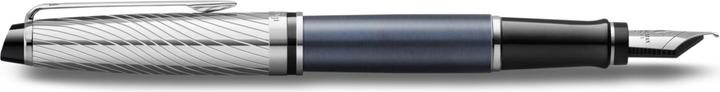 Actual product image Waterman Fountain pen Expert DeLuxe C.C.gr/si Paladiumbesch. F blue (Metallic grey, 1 x)