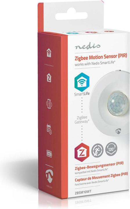 Actual product image Nedis SmartLife - Zigbee Smart Door/Window Sensor - Zigbee Gateway - Battery Operated - Integ