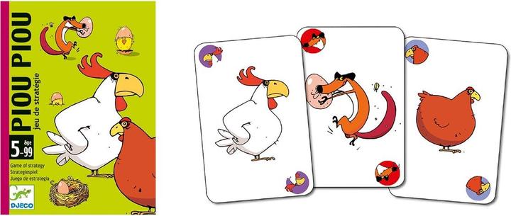 Produktbild Djeco Kartenspiel Piou Piou (Deutsch, Englisch)