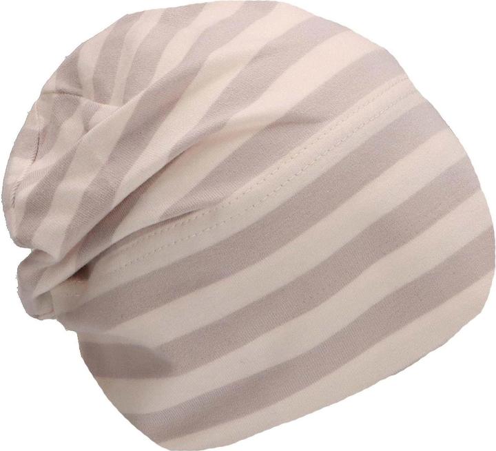 Sterntaler Mütze Slouch-Beanie gestreift Hellgrau Gr. 51 (51)