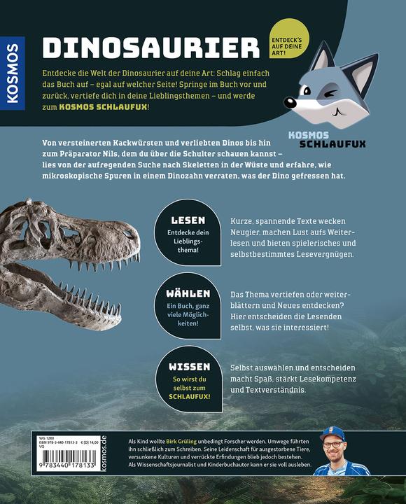 Produktbild Kosmos Grüling: SchlauFUX - Dinosaurier
