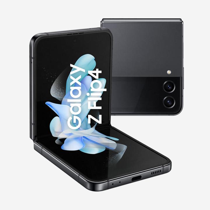 Image du produit Samsung Galaxy Z Flip4 (256 Go, Graphite, 6.70", SIM + eSIM, 12 Mpx, 5G)
