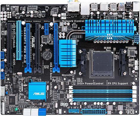 Image du produit ASUS MB Amd Am3+ M5a99fx Pro R2.0 (AM3+, AMD 990FX, AMD SB950, ATX)