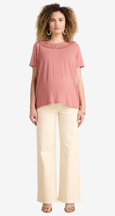 Image du produit Envie de Fraise Wendbares Umstandsshirt mit Makramee-Spitze (W32/L34)