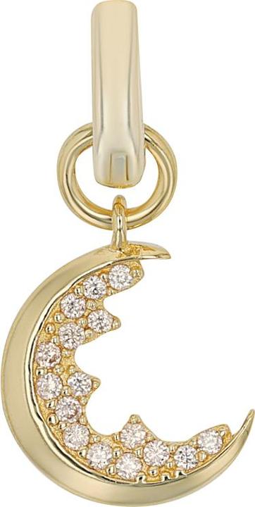 Image du produit Amor Charms pour femme, argent sterling 925, zirconium synth. | Lune (Argent 925)