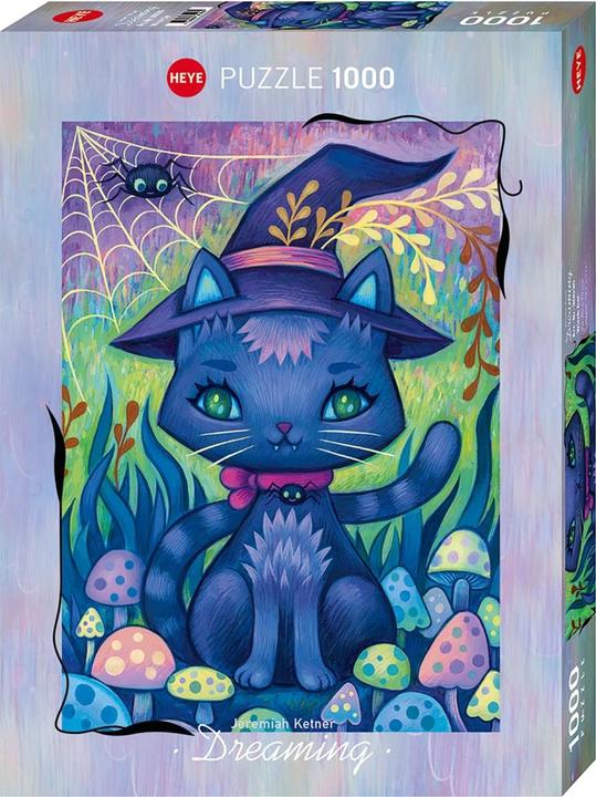 Actual product image Heye Witch Cat Standard 1000 pieces (1000 pieces)