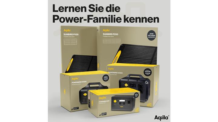 Produktbild Aqiila SUNBIRD P200 AQSO200SUN010 Solar-Ladegerät Ladestrom Solarzelle 9.75A 200W (200 W, 9.25 kg)