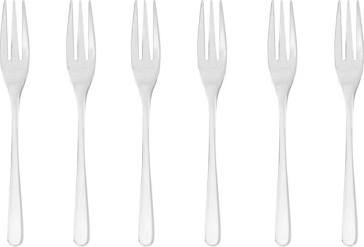 Sambonet Button cake fork set 6 pcs stainless steel (6 Piece, Cutlery set)