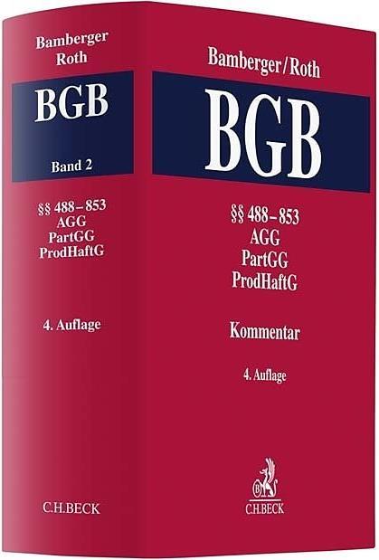 Image du produit §§ 488-853, AGG, PartGG, ProdHaftG (Allemand)