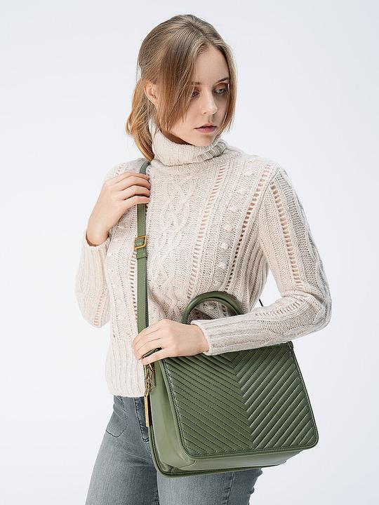 Produktbild Les Visionnaires Ledertasche - Tot Bag LENA QUILTING
