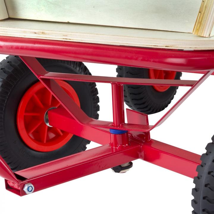 Produktbild Dema Holz Handwagen Handkarre Bollerwagen Transportwagen L 725 FUN mit PU Bereifung