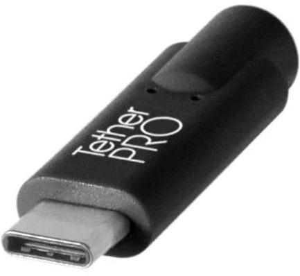 Produktbild Tether Tools TetherPro, USB-C 3.0 Kabel, USB-C / 3.0 Micro-B, 4.6 m, Schwarz (4.60 m, USB 3.2 Gen 1)