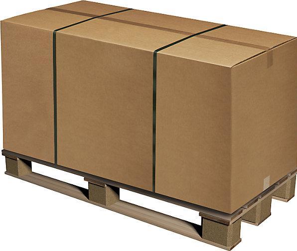 Immagine prodotto kaiserkraft Scatola per pallet, marrone, dimensioni interne 785 x 580 x 400 mm, a onda (1000 l)