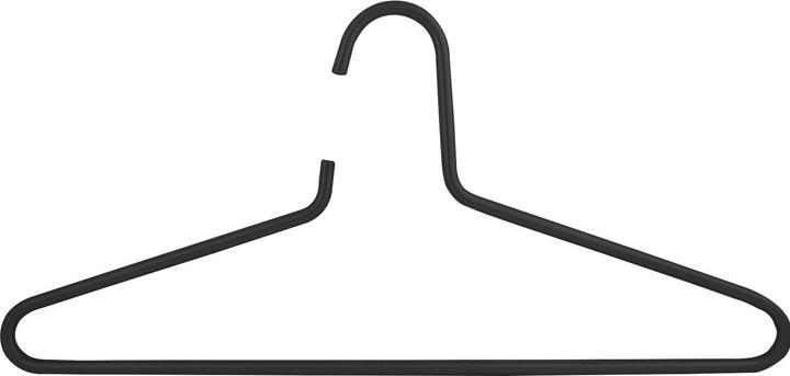 Produktbild Kleiderbügel Petet starr, mit Hosensteg, Stahl schwarz (1 x)