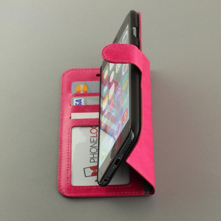 Produktbild PhoneLook Hülle Premium Flip Dunkelrosa (Samsung Galaxy S7 Edge)