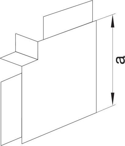 Actual product image Hager TEH LF6015059016 Flat angle hfr LF/LFH/FB 60x150mm vweiÃ (6 cm)