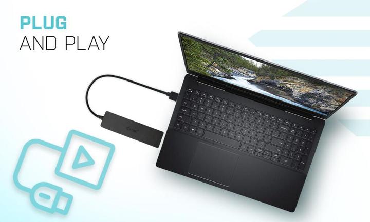 Actual product image i-tec C31gl3slim (USB-C, 4 Ports)