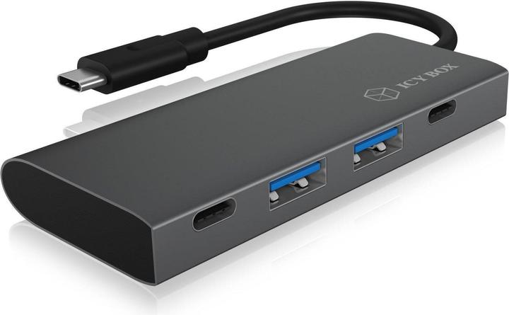 Actual product image Icy Box USB-Hub IB-HUB1428-C31 (USB-C, 4 Ports)