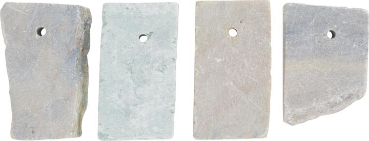 Produktbild Efco Speckstein-Amulettsteine, farbig sortiert, 4 Stk.