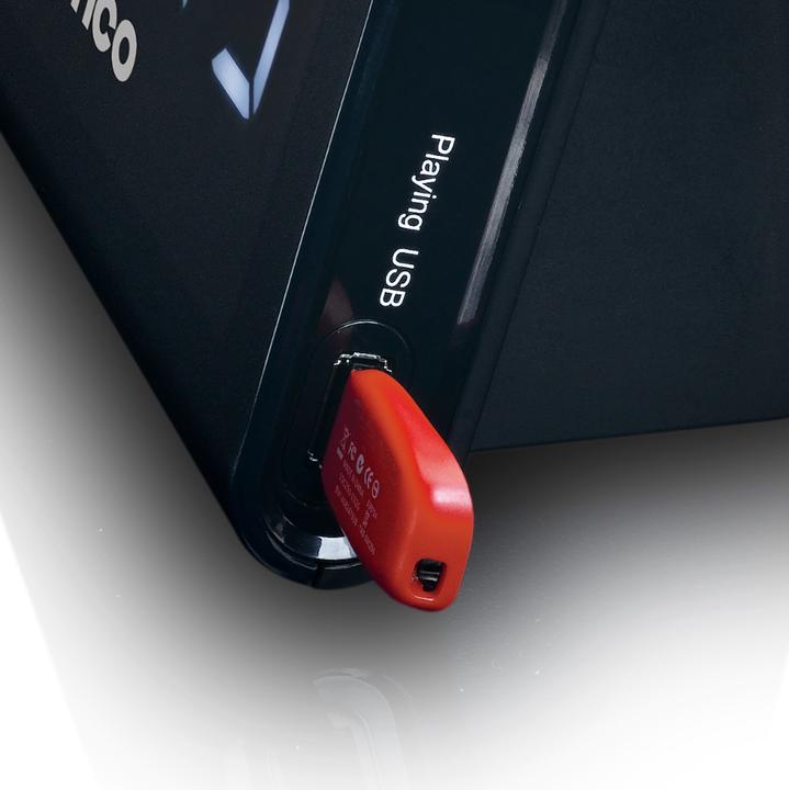 Image du produit Lenco Radio-réveil CR-525BK