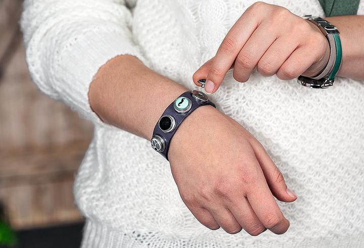 Immagine prodotto Rico Design Bracciale "So Cool (23 cm, Metallo prezioso, Cuoio)