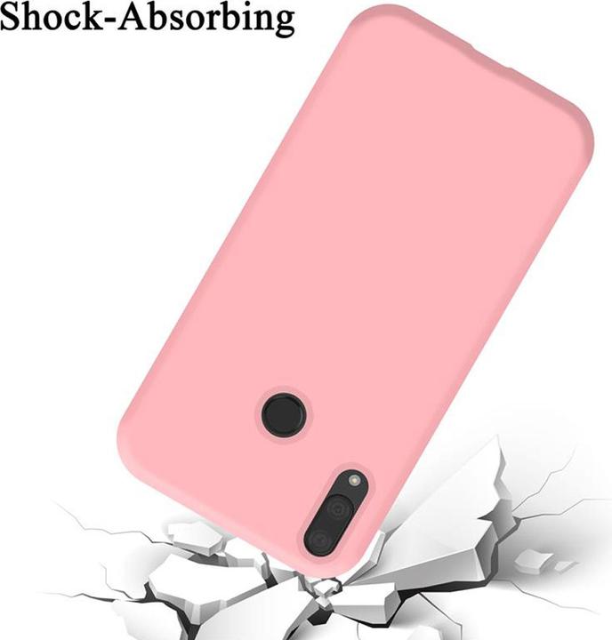 Actual product image Cadorabo TPU Liquid Silicone Case Cover (Huawei Y7 Prime (2019), Huawei Y7 (2019))