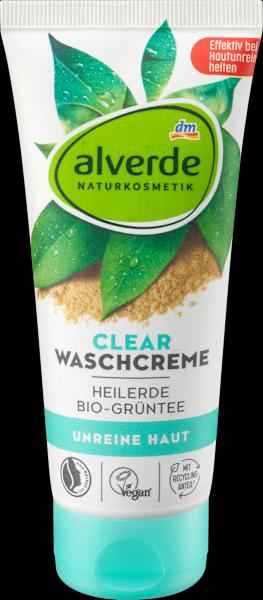 dm alverde Clear Waschcreme (Waschcrème, 100 ml)