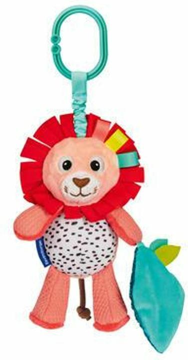 Ravensburger 4850 play+ lion hochet, doudou avec hochet, clip de fixation, aide à la dentition