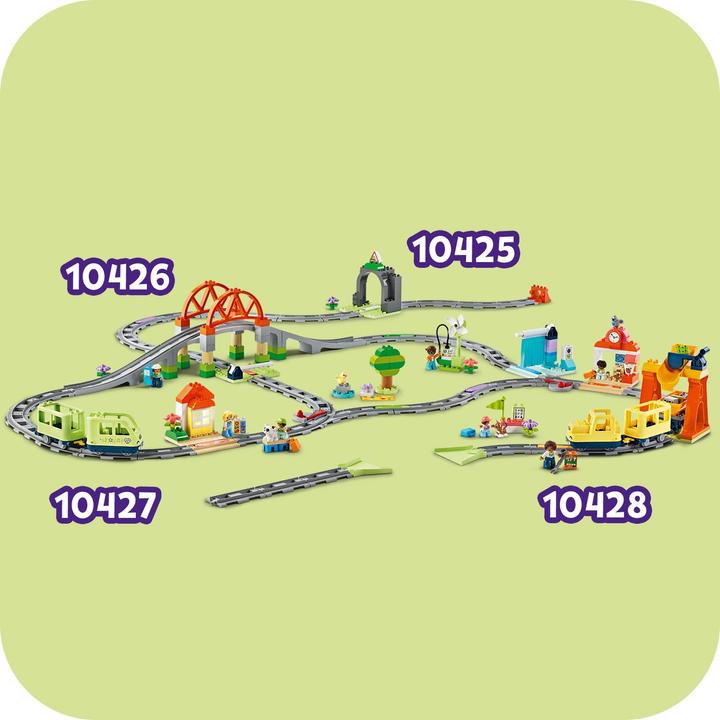 Immagine prodotto LEGO Tunnel ferroviario e binari - set di espansione (10425)