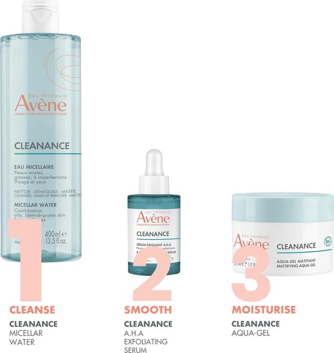 Actual product image Avène Cleanance Micellar Water (Micelle water, 400 ml)