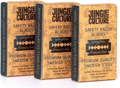 Jungle Culture Doppelschneidige Rasierklingen 10 Stück fürRasierhobel (10 x)