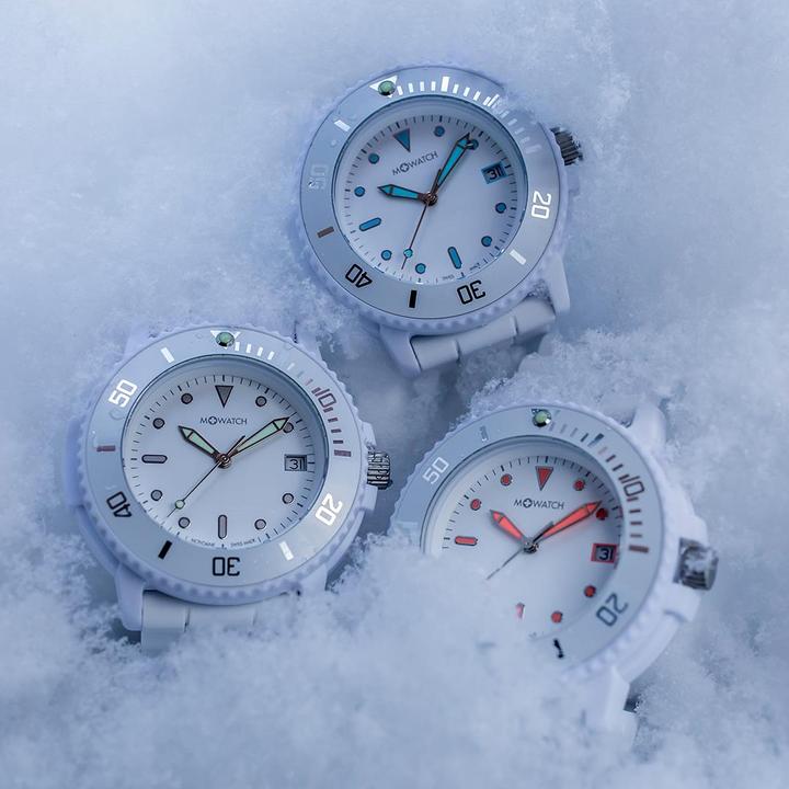 Immagine prodotto M Watch Mondaine Aqua (Orologio da polso analogico, Fatto in Svizzera, 43 mm)