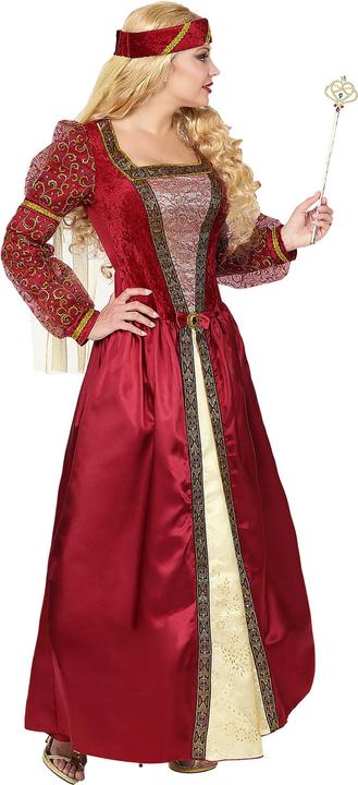 Produktbild Widmann MITTELALTER PRINZESSIN (Kleid mit Unterrock & Reifrock, Kopfschmuck mit Schleier), XL (XL)