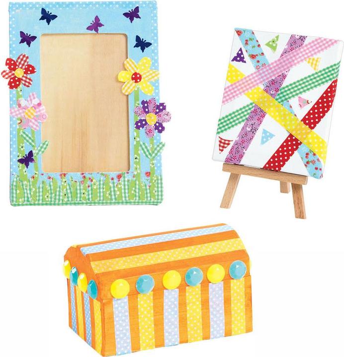 Actual product image Colorations Colouring - ribbon fabric and pattern, set of 12