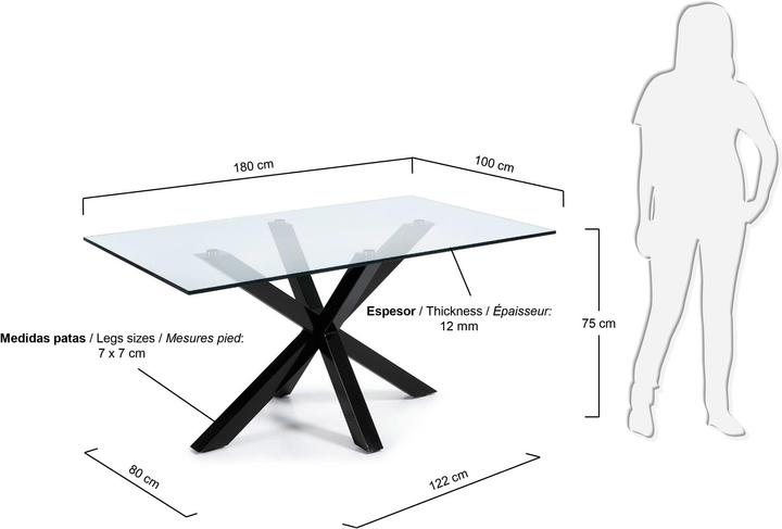 Actual product image Kave Home Arya (100 x 180 cm)