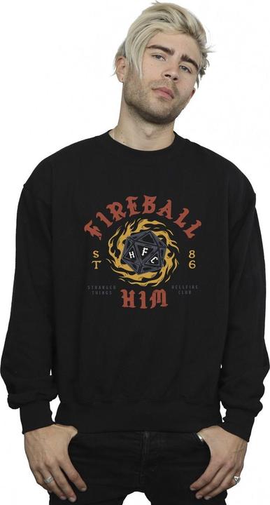 Immagine prodotto Netflix Stranger Things Fireball Dice 86 Felpa Uomo (4XL)
