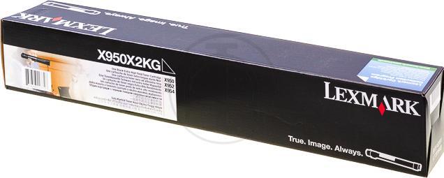 Produktbild Lexmark X950x2kg (BK)