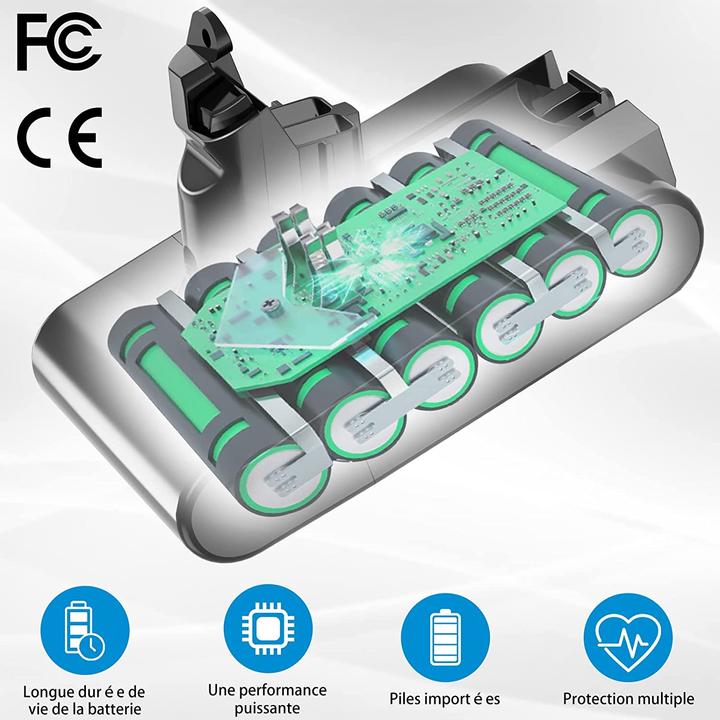 Actual product image Aimax 4600mAh V6 Battery for Dyson