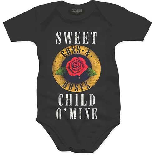 Guns N Roses Child O' Mine Rose Strampler Baby