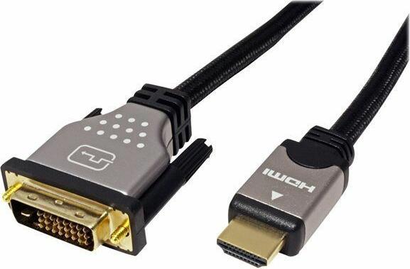 Produktbild Roline Adapterkabel - Dual Link - DVI-D männlich (1.50 m, HDMI)