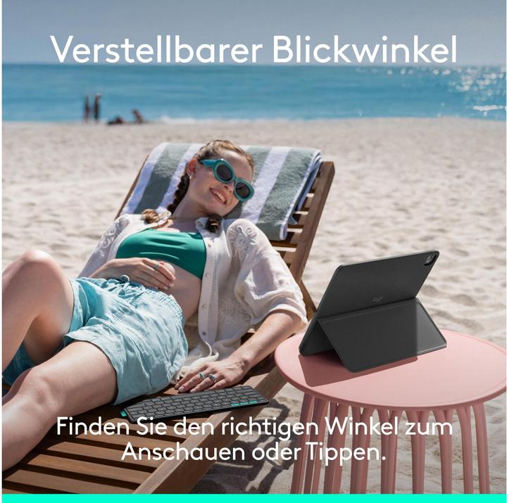 Produktbild Logitech Flip Folio (CH, iPad Pro 13 2024 (M4), iPad Air 13 2024 (M2), iPad Air 13 2025)