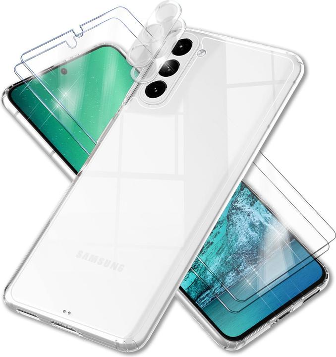 Produktbild Nalia Klare Harte Hülle mit 2x Display- & Kameraschutz (Samsung Galaxy S23)