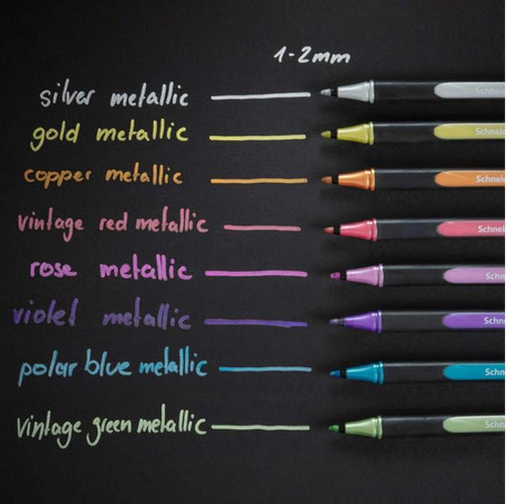 Produktbild Schneider Fineliner Metallicliner Paint-it Vintage Red (vintage red metallic, 1 x)