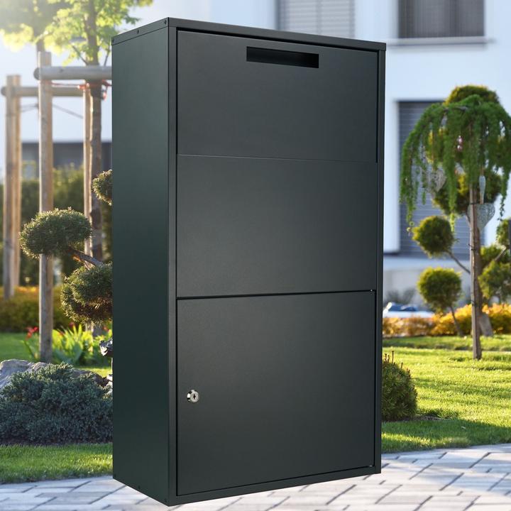 Mocavi Paketkasten PBox 56 anthrazit Sicherheitseinwurf Ral 7016