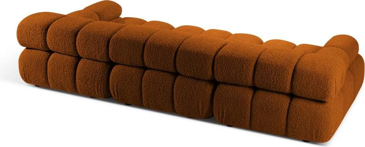 Actual product image Micadoni Velvet Modular Sofa, "Bellis", 3 Seats, 282x94x70 Made in Europe (2 person sofa, 3-seater, 4-seater)