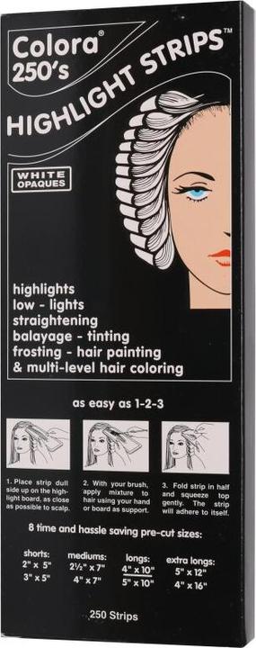 Immagine prodotto Comair Colora Highlight Strips Streak Paper 250 fogli medio