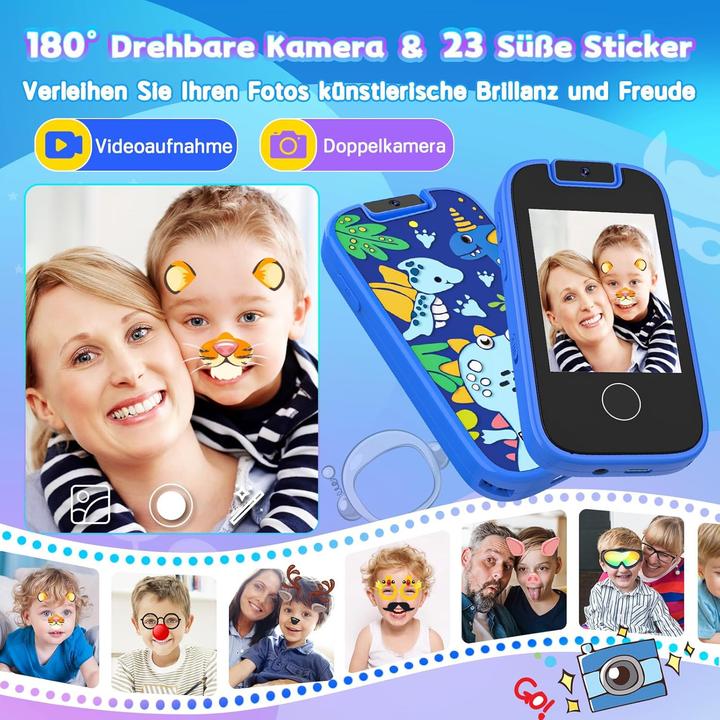 Produktbild Dhapy Kinder Smartphone mit Touchscreen und MP3 Funktion
