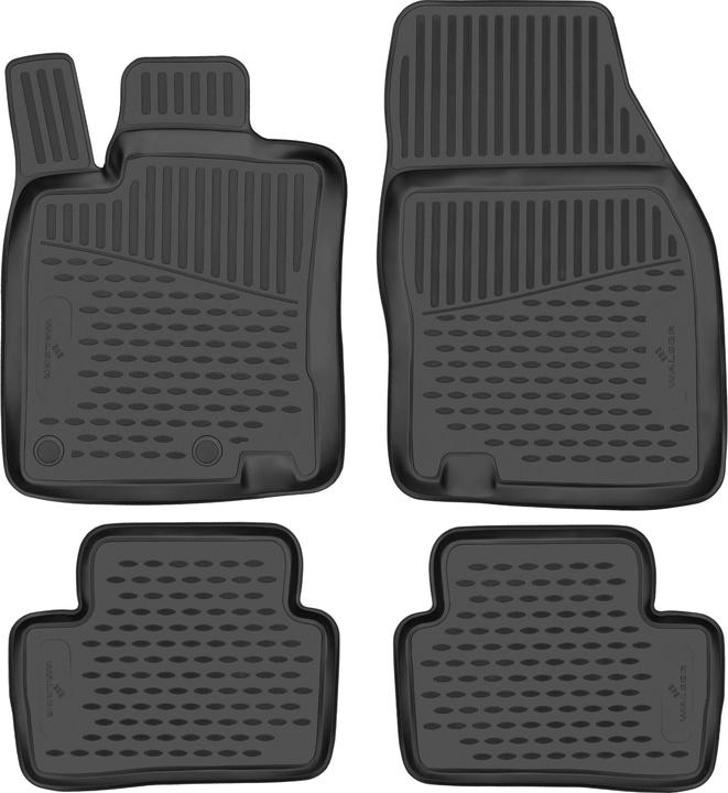 Actual product image Walser Rubber Mats XTR for Renault Kadjar (HA, HL) 06/2015-2018 (2 front mats + 2 rear mats)